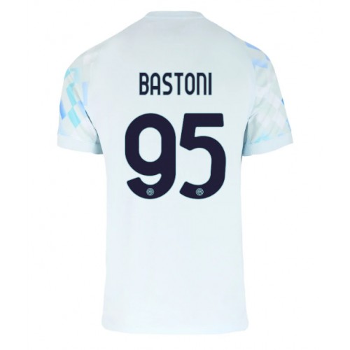 Stroje piłkarskie Inter Milan Alessandro Bastoni #95 Koszulka Wyjazdowej 2025-26 Krótki Rękaw